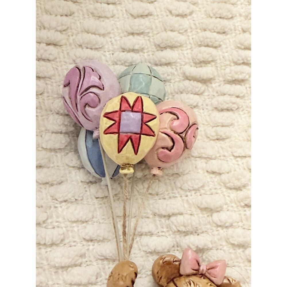 New JIM SHORE Boyds Bears Penny McLovely Take Me Away Bear Balloons 3654/65 - Picture 14 of 16